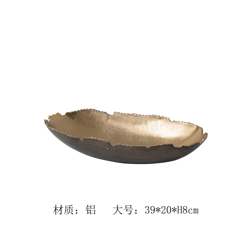 India importa simple estilo europeo de aluminio martillo plateado bandeja rectangular decoración de mesa de té de sala de estar bandeja de almacenamiento decoración image 17