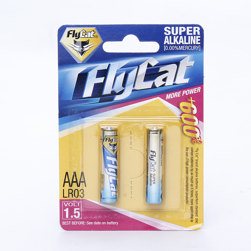 飞猫FLYCAT 7号电池玩具遥控器电池碱性高容量电池AAA/LR03详情8