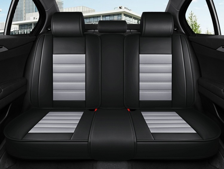 New Foreign Trade Full Leather Car Seat Cushion, Car Seat Cover, Four-Season Full Surround Car Seat Cushion, Temu Amazon Factory
