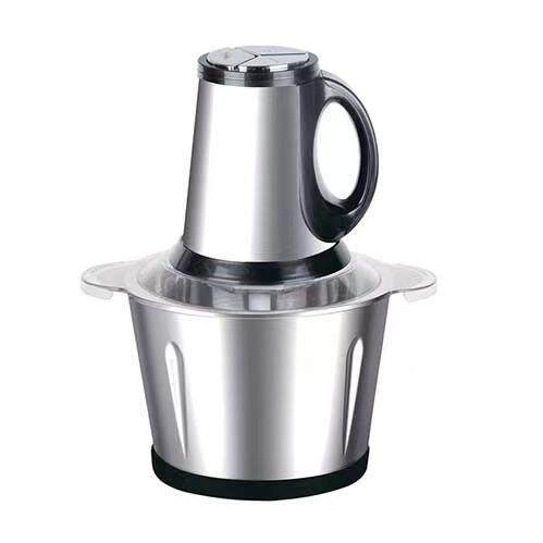 Foreign trade cross-border electric stainless steel meat grinder household commercial multi-functional three-speed cooking machine stuffing garlic complementary food