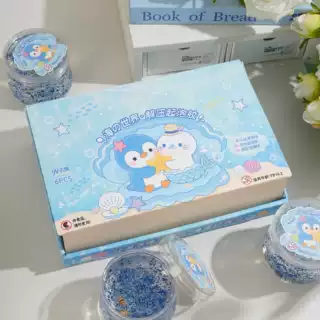 批发海的世界起泡胶新品高透起泡胶史莱姆水晶泥儿童安全解压玩具