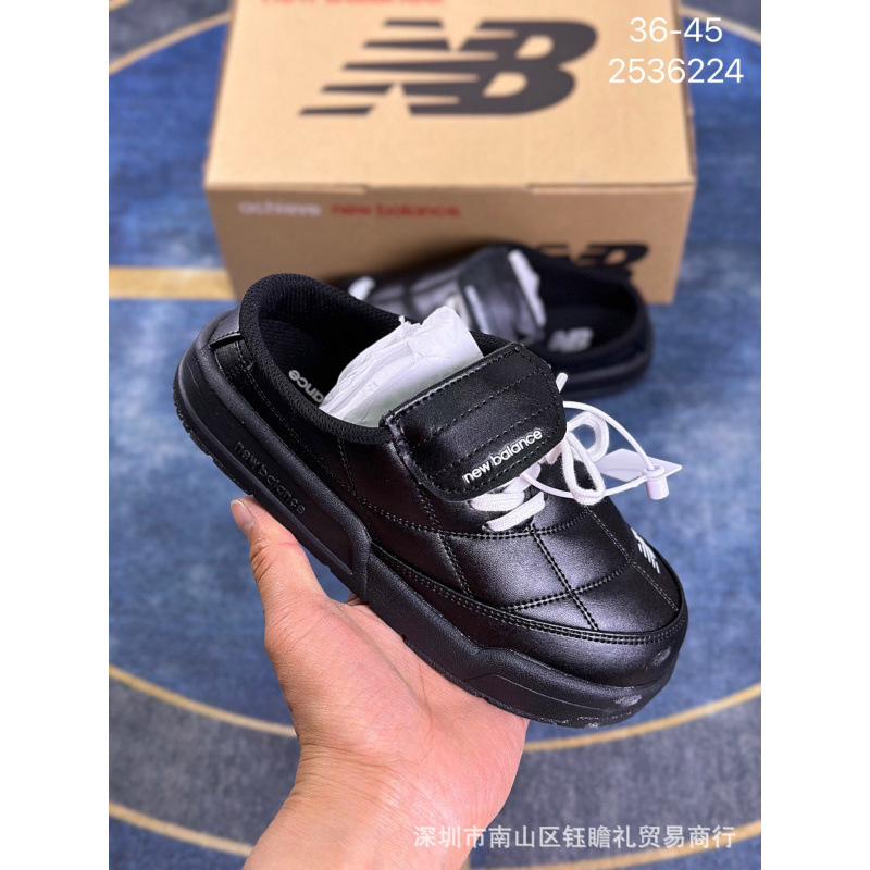 Putian Shoes Nb3205 Series New Balance Fat Bread Half-Drag Lazy Round-Toe Shoes Sports Good-Looking Running Shoes