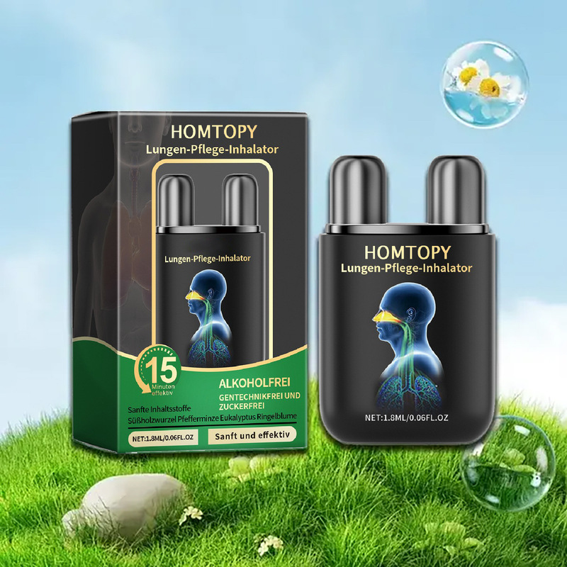 HOMTOPY ハーブ鼻吸入器 優しいハーブで鼻を和らげ、体を快適にし、フレッシュエッセンスケア|undefined