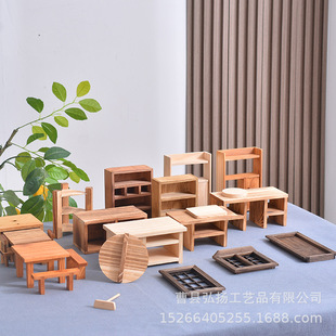 Маленькая детская игра с едой, семейная деревянная игрушка, кухня с аксессуарами, украшение, мебель