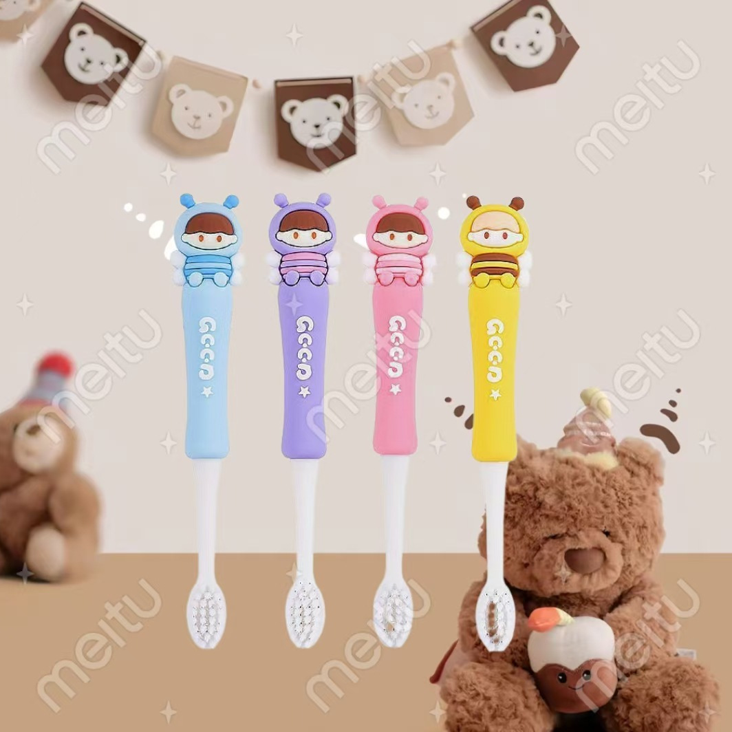 Bqb Children's Toothbrush Cartoon Soft Bristles Cute Baby Private Domain Group Purchase Manual Toothbrush Manufacturer Wholesale Factory