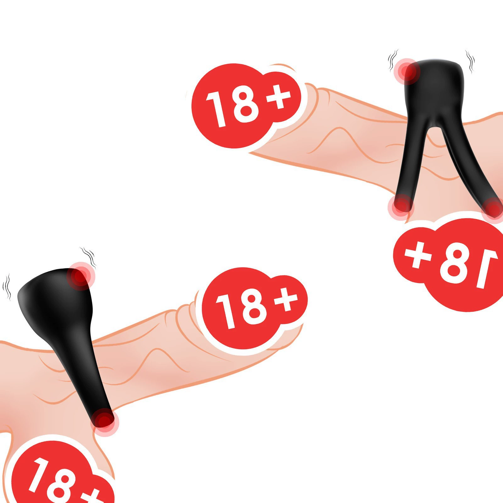 Сет из Sexy Ball Rings С06, кольца для фиксации семяпаз, презервативы для penis, замок для роста пениса, контроль семяпаз во времени, силиконовые кольца Инь JJ