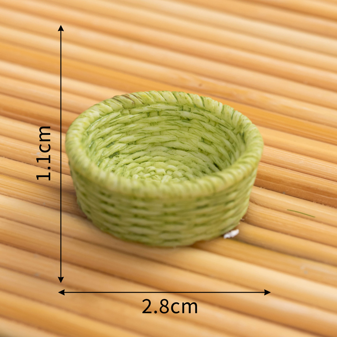 Muebles tejidos de bambú resina decoración silla de bambú recogedor cesta de pescado de bambú olla artesanía creativa decoración del hogar accesorios