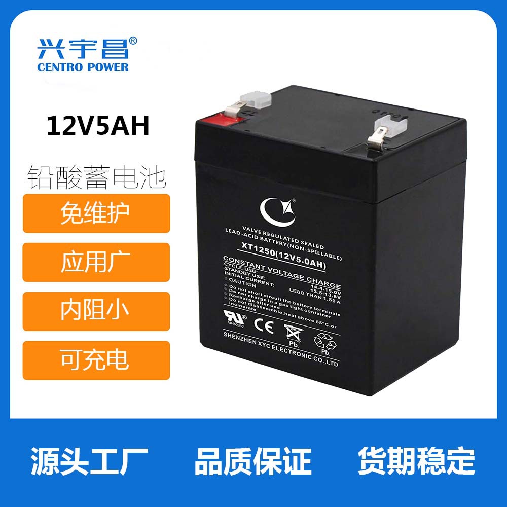 12V5AH  免维护阀控密封铅酸蓄电池 UPS电池