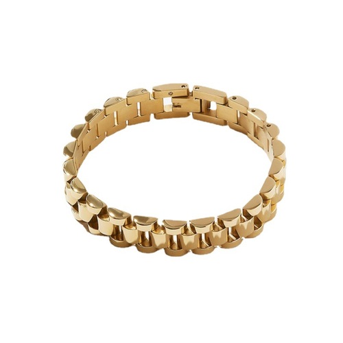 European and American cross-border Instagram titanium steel bracelet stainless steel gold-plated detachable wristband watch chain women's gold bracelet