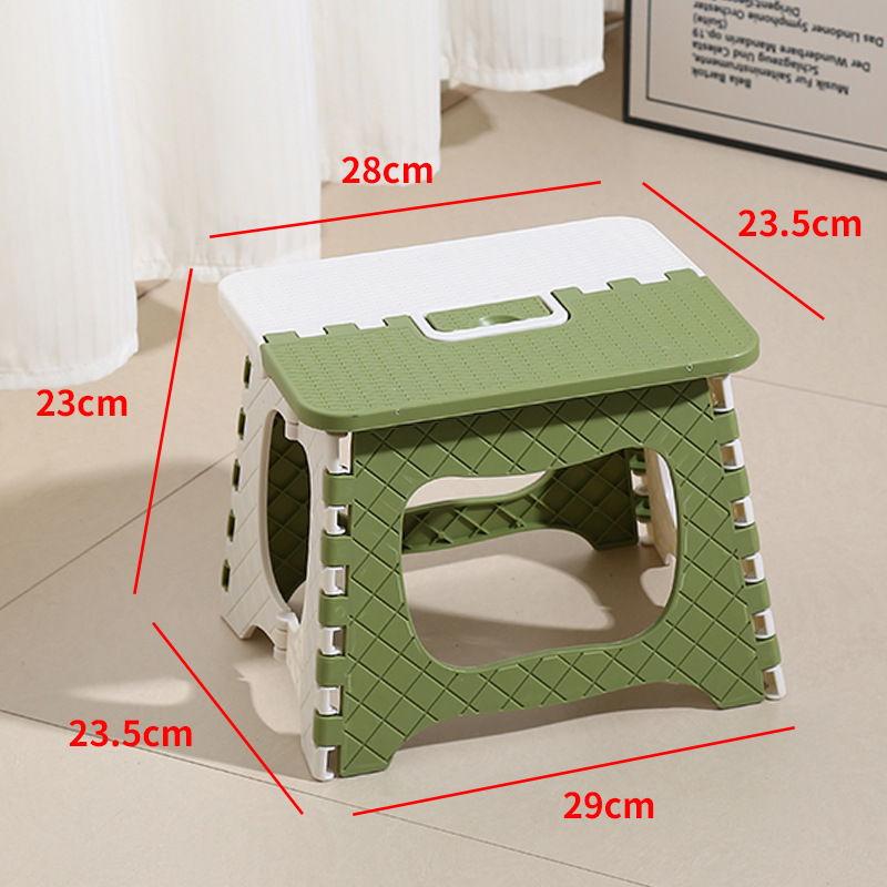 Taburete plegable telescópico, portátil para camping y viajes