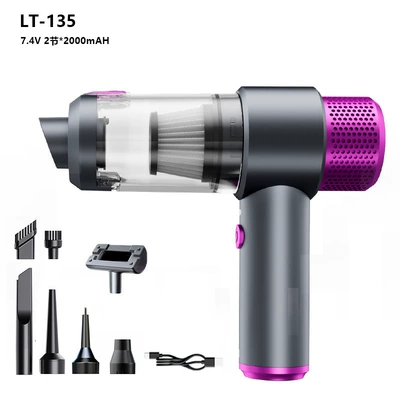 Car Vacuum Cleaner, Wireless Car Tozsoranlar - ball-motor-gun-rose-color-1800mah2