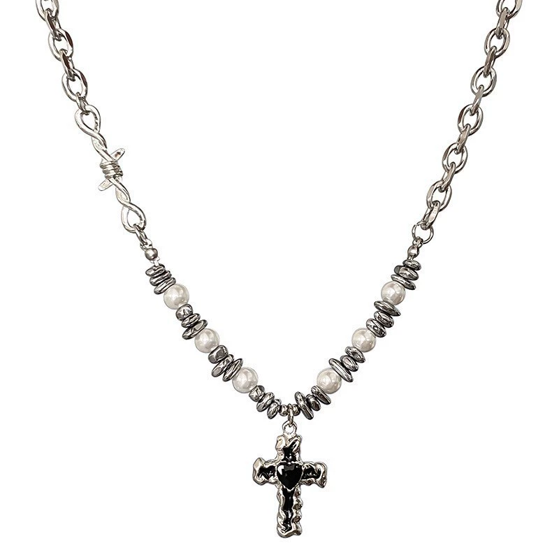 Universal necklace pearl, small design chain for key bag  for men and women hip-hop style