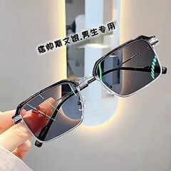 厂家直供男斯文商务平光镜防蓝光复古半框眉毛款眼镜老花支持代发