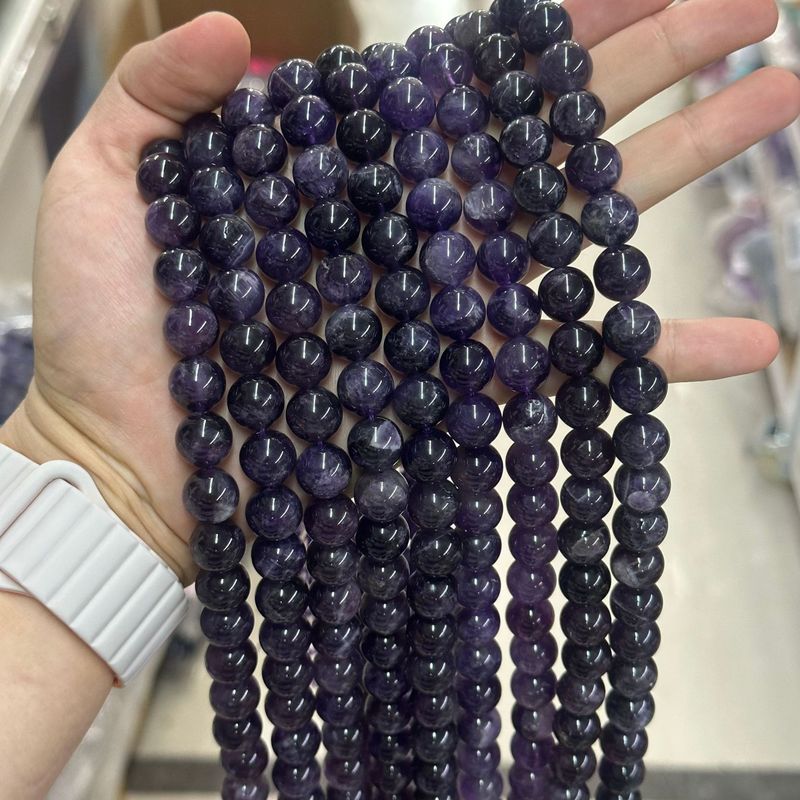 天然ウルグアイア紫水晶散珠Amethyst南アフリカ紫晶ビーズDIYアクセサリービーズ卸売り|undefined