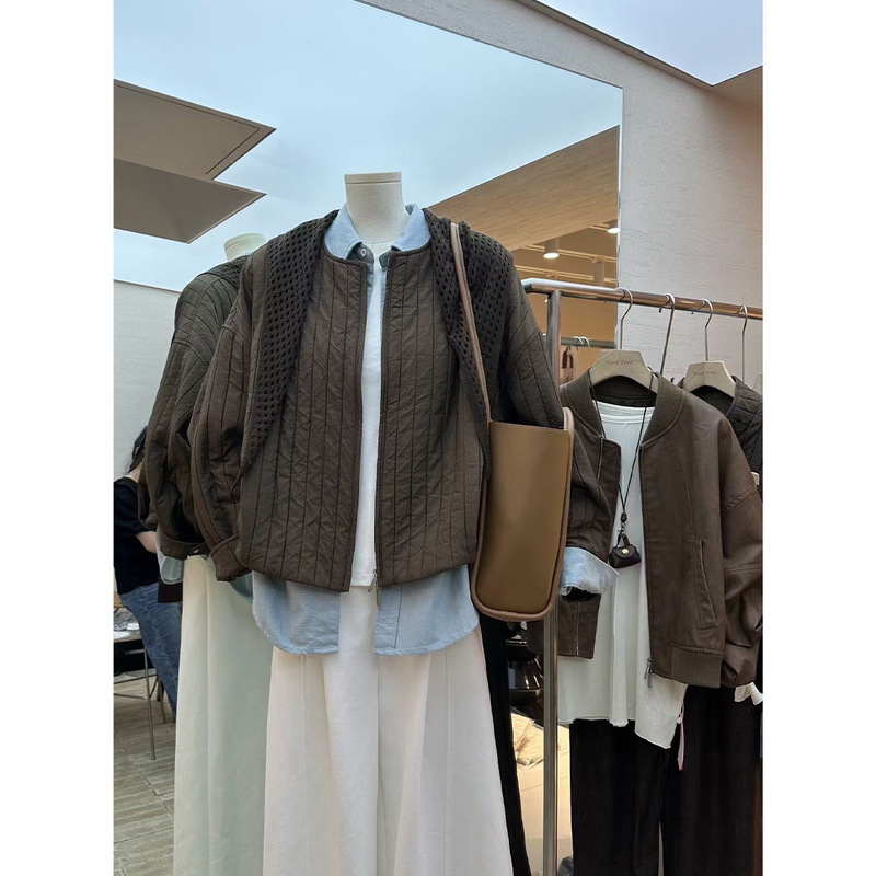 暖冬日慵懒风琥珀系文艺穿搭棉衣女韩版棉服百搭显瘦上衣棉袄ZWT3|undefined