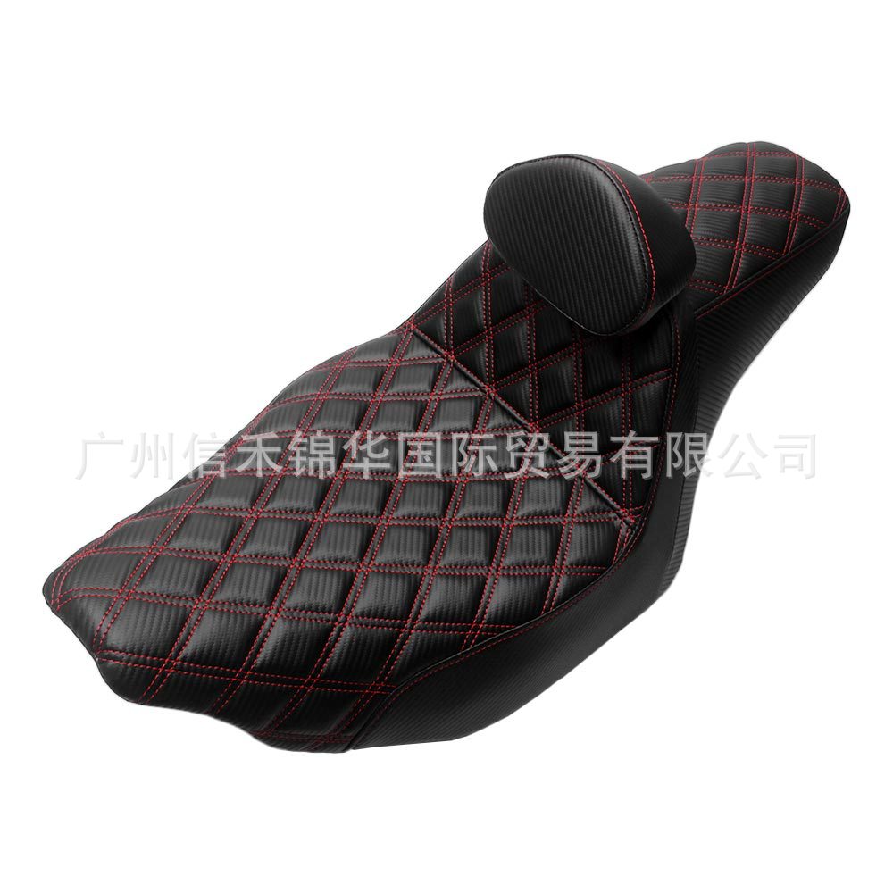 Suitable for Harley Road Glide Road King 24-26 motorcycle step-up seat without gel, with backrest