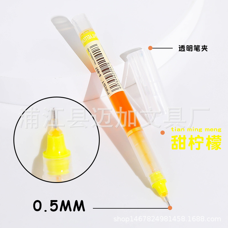 カラー直液式ボールペン24色中性ペン学生用0.5mm針管ペンでメモを取る専用手帳ペン|undefined