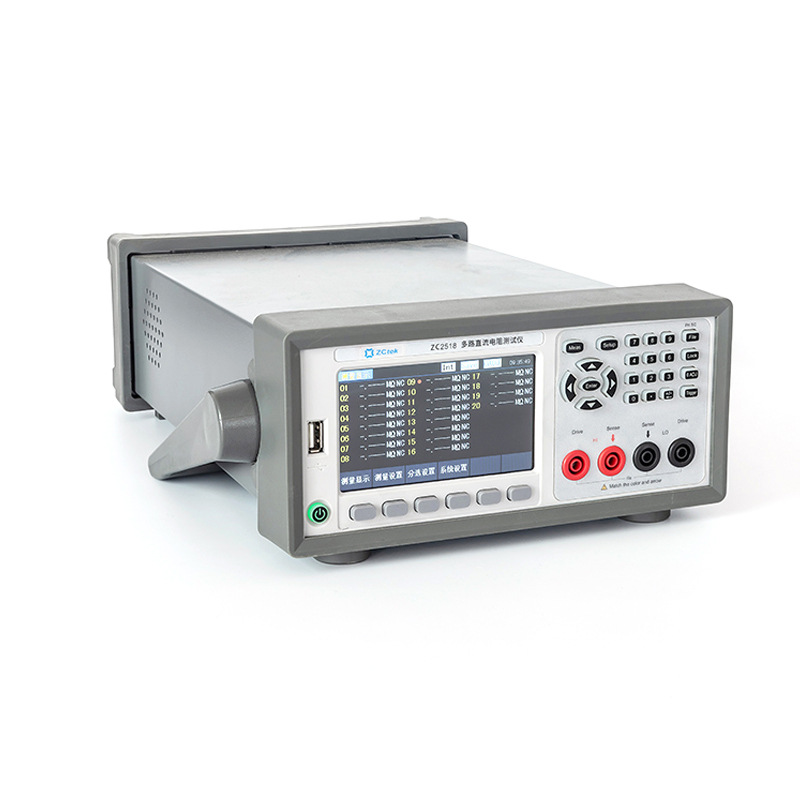 zctek中策多路直流电阻测试仪ZC2518A/B系列高精度热敏电阻测量仪