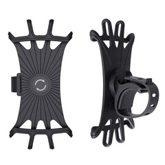 Manufacturer wholesale bicycle mobile phone holder 360 degree rotatable silicone multi-purpose mobile phone holder