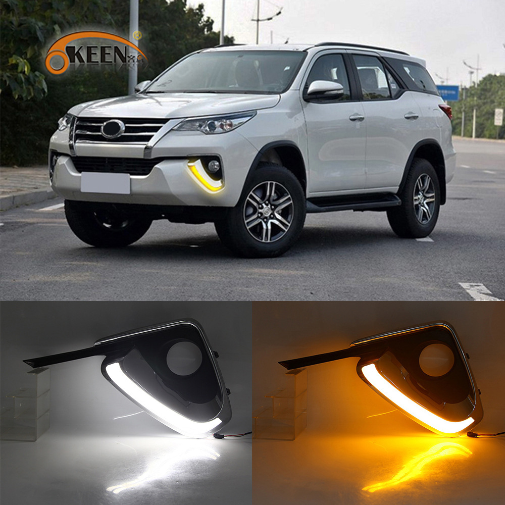 OKEEN for 15-20 Toyota runner fortuner daily light modified car special led turn light