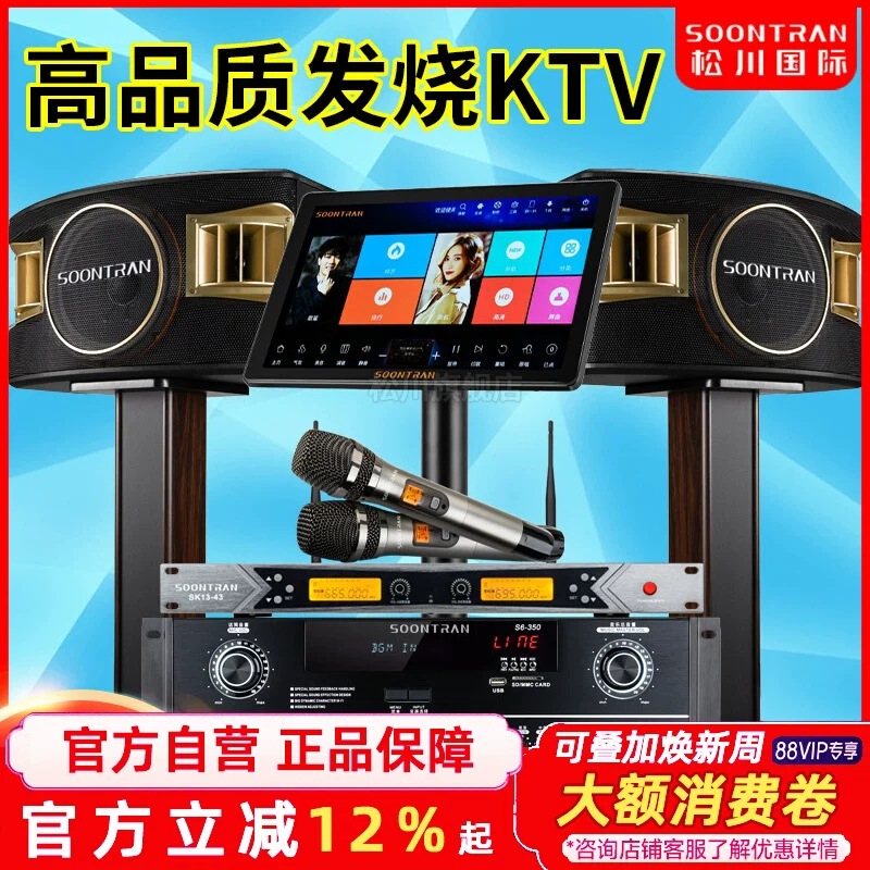 松川SP2-11专业KTV唱歌商用大包房全套家用客厅会议清吧娱乐音箱