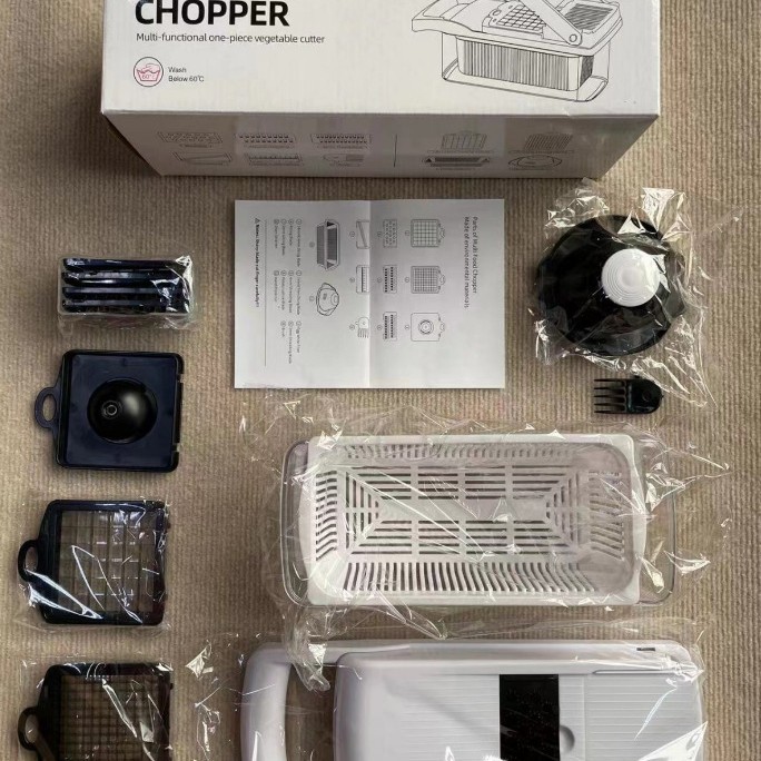 Cortador de verduras multifuncional, rallador y rebanador manual