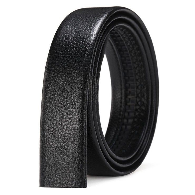 cinturón de hombre cinturón de abrazadera automática de cuero anti-desgaste estilo clásico letras versátiles tendencia ocio simple transfronterizo