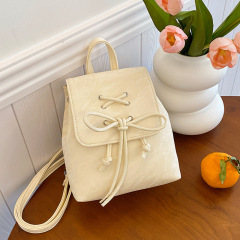 Niche Design Handbags 2024 New Versatile Chain Strap Backpack with Hand-held Water Bucket Bag, High-end Style Outdoor Backpack for Women