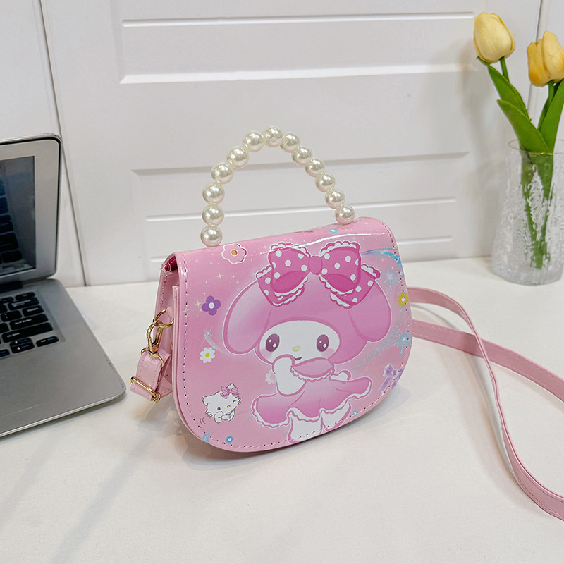 2024 caricatura Kulomi bolso de hombro para niños niñas adorables coreanos en jardín de infantes con bolso de cinturón