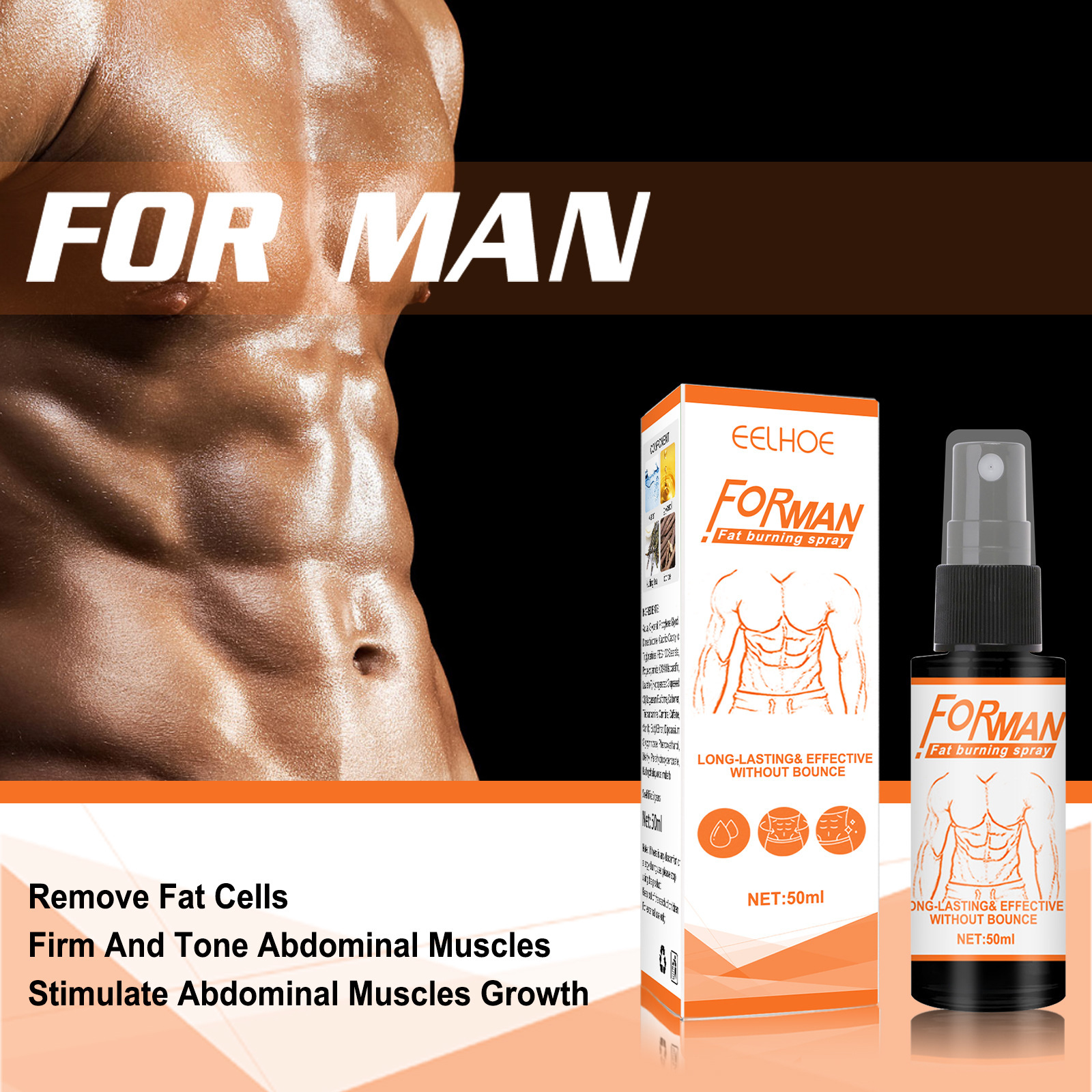 Lokal Eelhoe Männer Schweessofleegend Stäerkung Fitness Shaping Übung Ueleg produzéierend Bauchmuskelspray_voghion.com