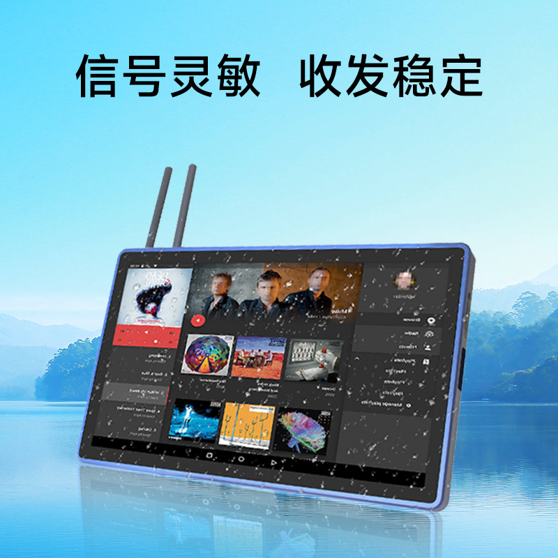 15.6寸win11工控平板电脑IP65防尘防水纯屏超薄触摸工业平板电脑