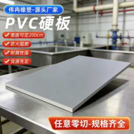 PVC板材挤出板防水塑料板PVC灰色塑料硬板聚氯乙烯工程塑料挡板