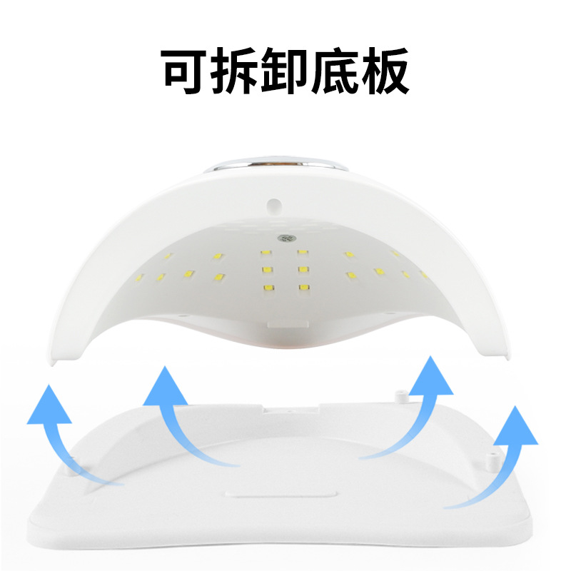 Lámpara de uñas inteligente, de secado rápido, 280W, lámpara para hornear uñas de alta potencia, pegamento de uñas, máquina de uñas, tienda de uñas, lámpara de fototerapia transfronteriza
