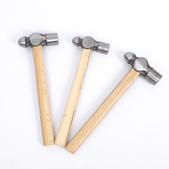 Factory Direct Supply Wooden Handle Round Head Hammer Wholesale Hammer Automotive Repair Tools Home Installation Small Hammer Construction Milk Hammer