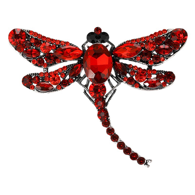 Estilo europeo y americano diseño creativo insecto broche moda libélula broche ramillete pin temperamento simple accesorios de ropa