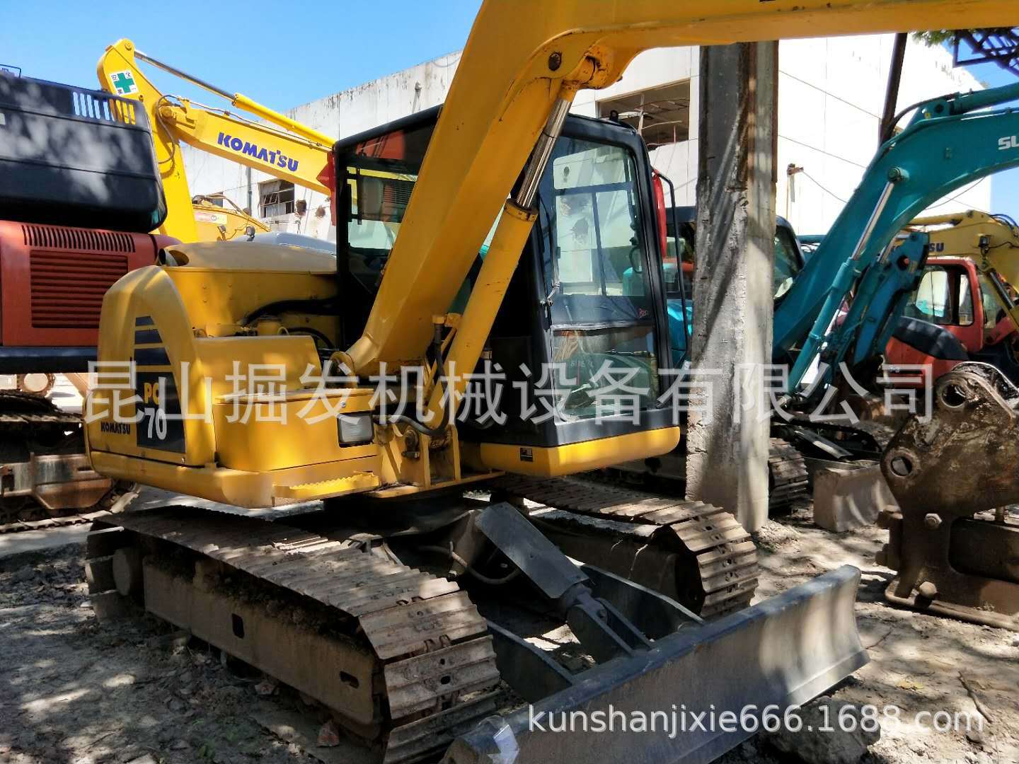 现货二手小松PC70挖掘机 小松7吨挖掘机