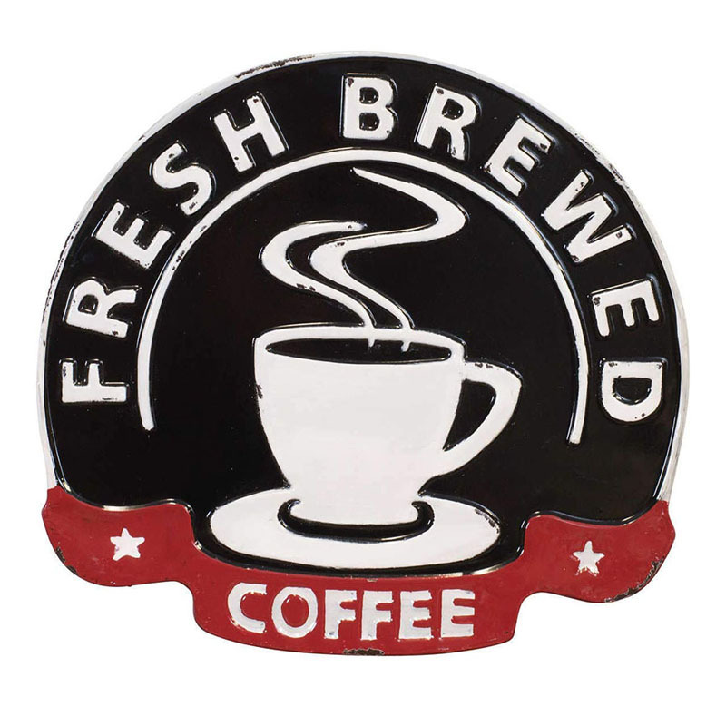 源头厂货商务文创设计批发宣传商标冲压丝印简约金属搪瓷标签牌