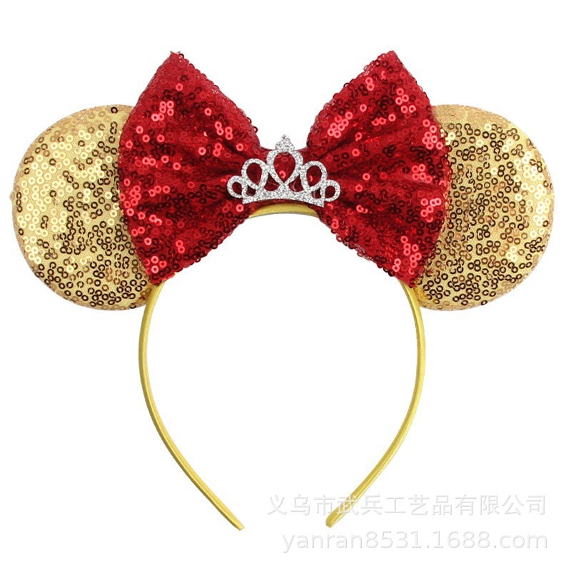 ミッキーのカチューシャが可愛いです。子供の祝日パーティーの頭はミッキーマウスの髪飾りを掛けます。|undefined