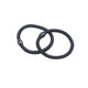 Korean style black bead hair band hair accessories hair rope tie hair rubber band 2 yuan shop supply head accessories leather cover factory wholesale