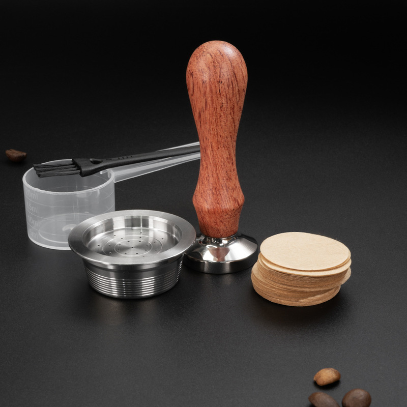 Stainless Steel Coffee Filter with Filter Paper Set for Sale Capsule Cup Compatible with Lavazza Mio Coffee Machine