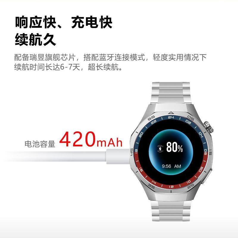 新款华强北顶配WATCH GT5Pro男款智能手表蓝牙心率血压监测支付|undefined