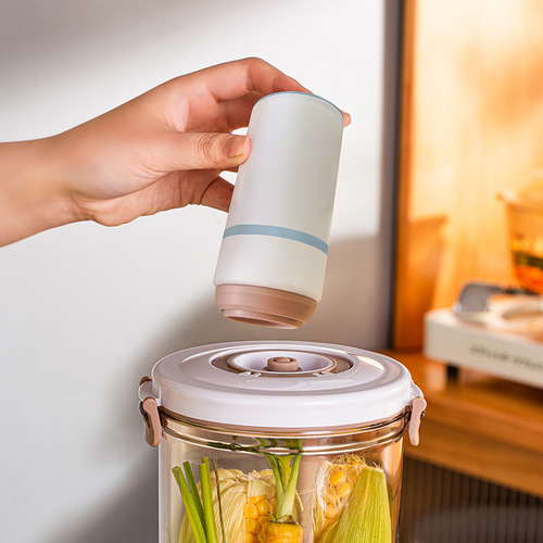 Vacuumable crisper box rectangular plastic food sealed jar with lid drain storage box refrigerator storage box wholesale