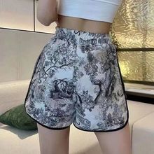 外贸夏季速干运动短裤女防走光轻薄透气外穿热裤跑步健身瑜伽裤子