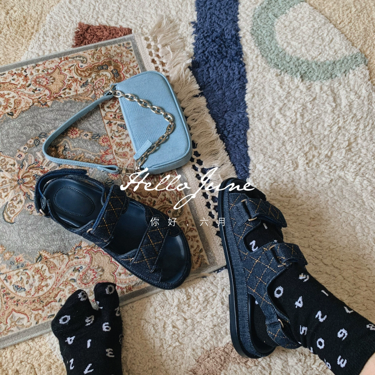 Летняя новая модель липучка на липучке на толстой подошве сандалии женские кожаные маленькие ароматы плетеная лапша для повышения спортивных сандалий женские туфли