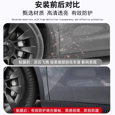 Car paint protective film – Tpu Triangular Paint Rear Door