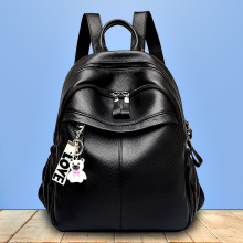 2025新款真皮双肩包大容量高级感女士时尚包包女背包百搭跨境女包