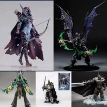 魔兽世界 DC7代 巫妖王阿尔萨斯死亡骑士手办模型