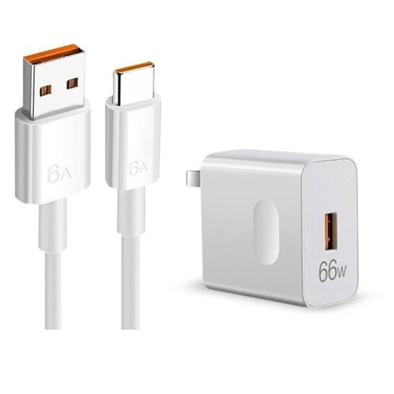 66W超高速充電ヘッドは華為充電器3C認証栄光携帯電話USB充電ヘッド6aケーブルを適用する|undefined