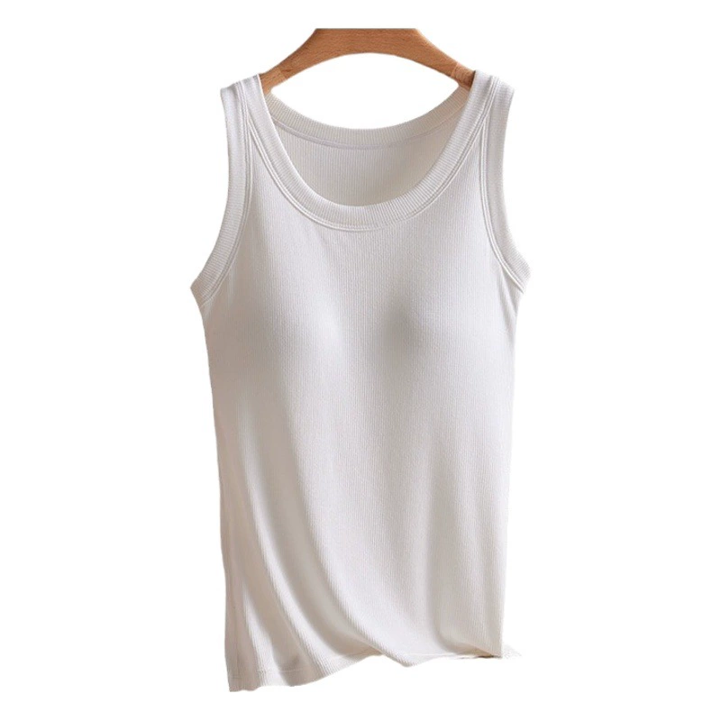 Бесшовное хлопковое нижнее белье с простыми нитями, Женский износостойкий бюстгальтер с фиксированной чашкой, модная универсальная нижняя одежда, Женская приталенная одежда для похудения