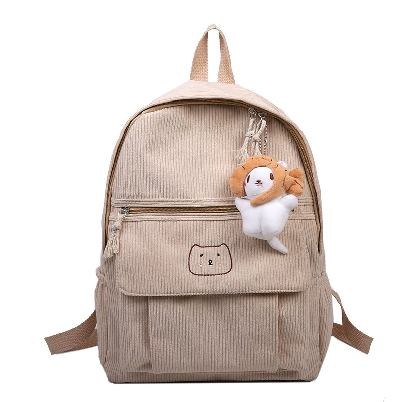 2 Summer cute capacious universal backpack, school bag, simple and elegant design, for students